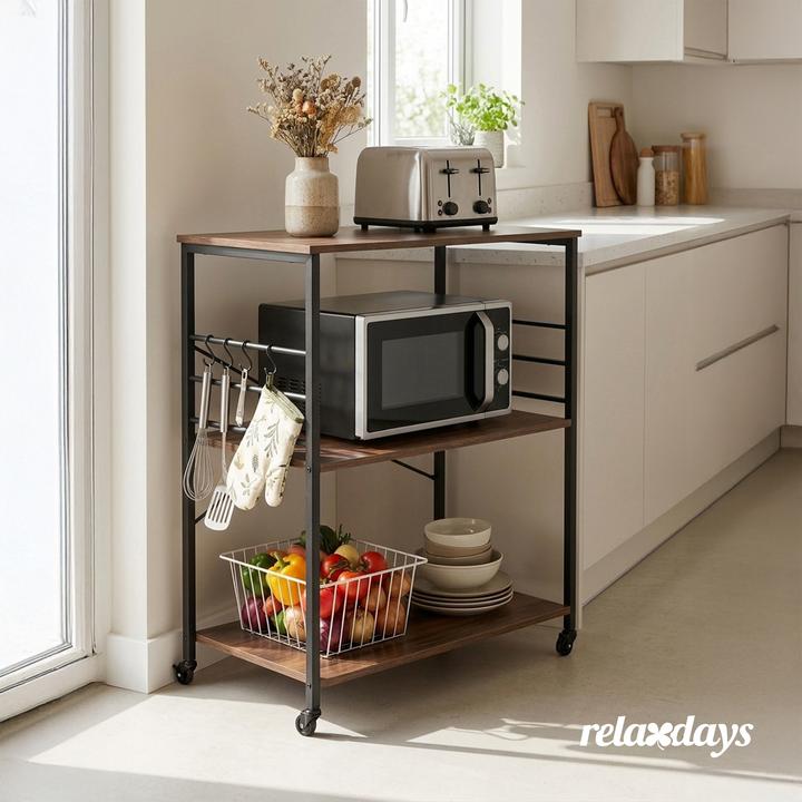 Produktbild Relaxdays Küchenrollwagen