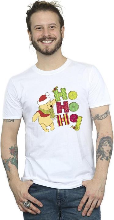 Produktbild Disney Winnie The Pooh Ho Ho Ho Scarf TShirt (XXL)