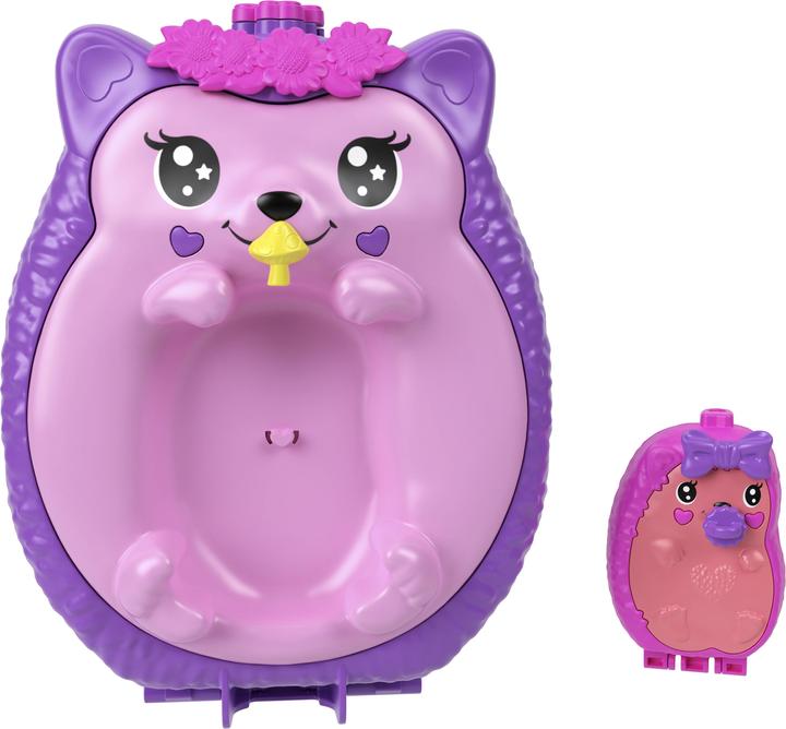 Actual product image Polly Pocket hedgehog mum & baby casket