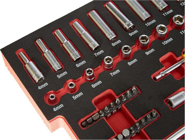 Actual product image Stanley Socket set T-STAK 1/4 insert, 48 pieces