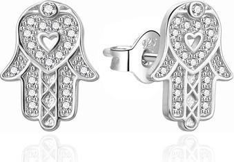 Immagine prodotto Agato - Sparkling silver earrings Ruka FÃ¡tima AGT-E118PW (Argento)