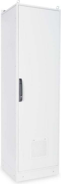 Produktbild Digitus 42HE Netzwerkschrank Indoor IP55 2100x600x600 mm Hartglastur inkl. Sockel Grau RAL 7035 (10.87 HE, 19 Zoll Rack)