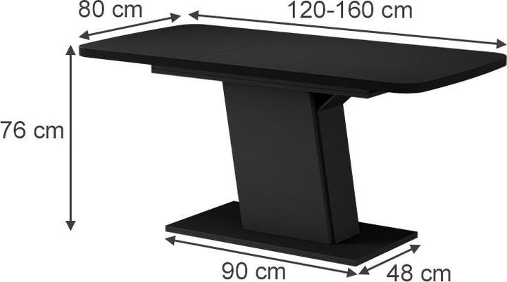 Actual product image Vicco Fenaro dining room table (120 x 80 x 77.30 cm)