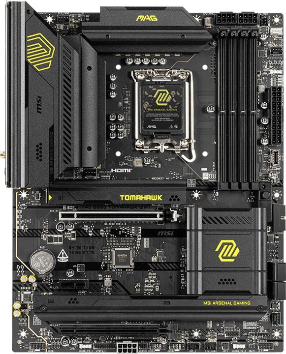 Produktbild MSI MAG B860 TOMAHAWK WIFI (LGA 1851, Intel B860, ATX)