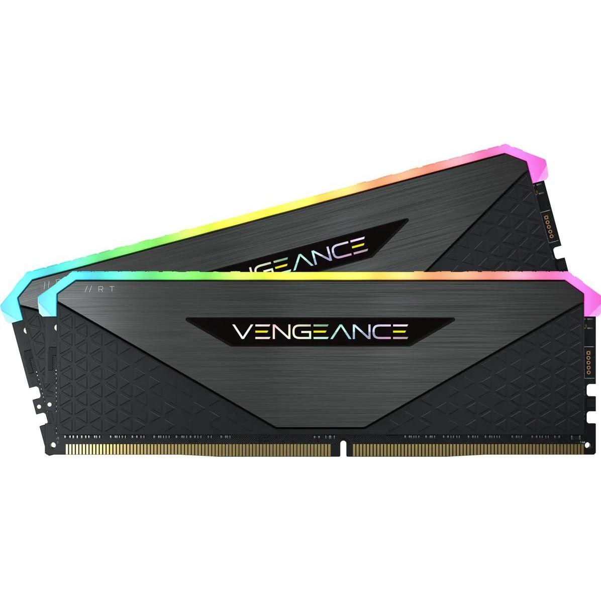 Thumbnail - Corsair Vengeance RGB RT (2 x 8GB, 4000 MHz, DDR4-RAM, DIMM), RAM, Schwarz