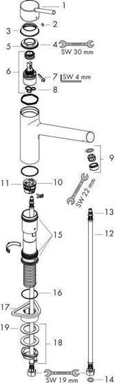 Produktbild hansgrohe Talis S Chrom
