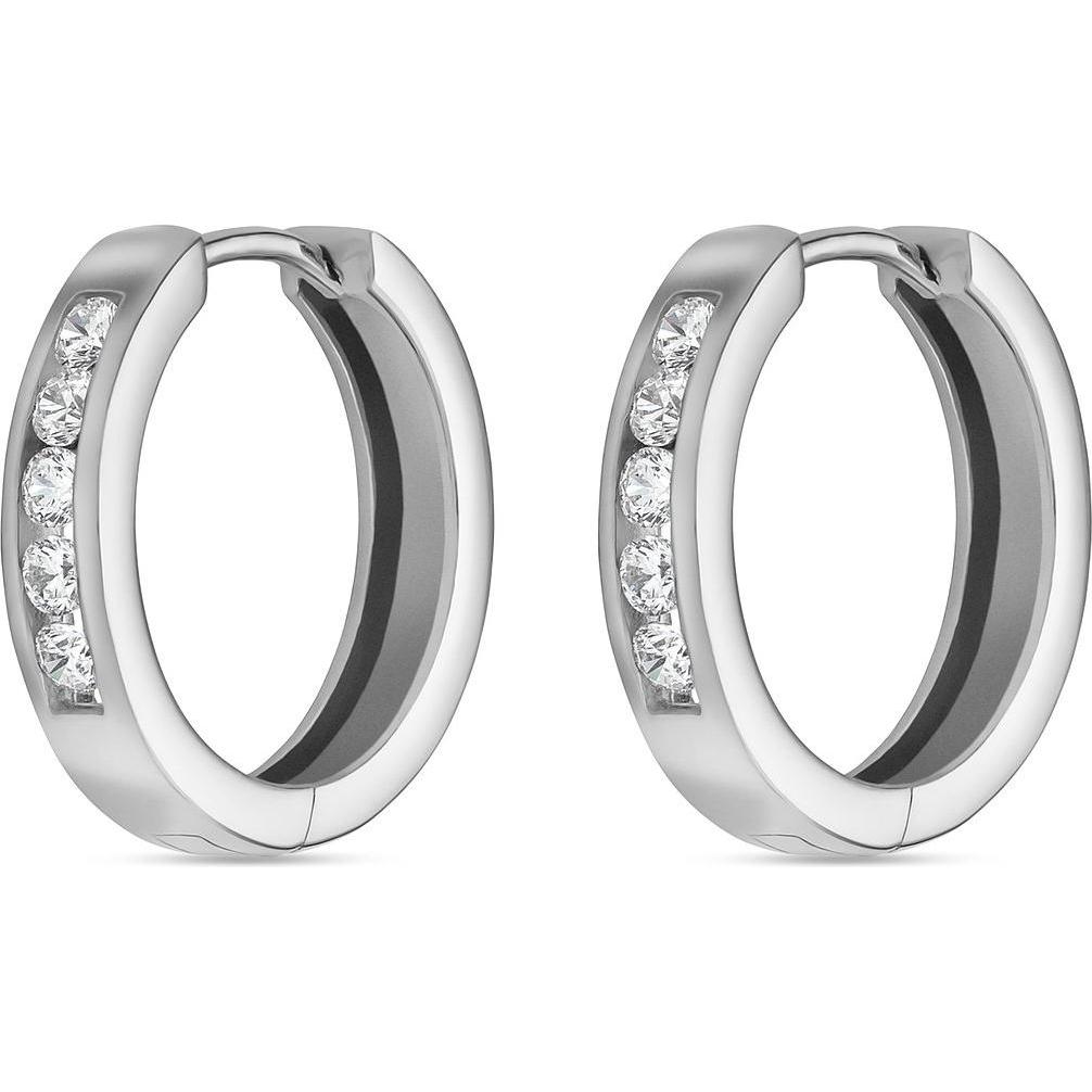 Favs, Ohrringe, Creolen, (925er Silber)