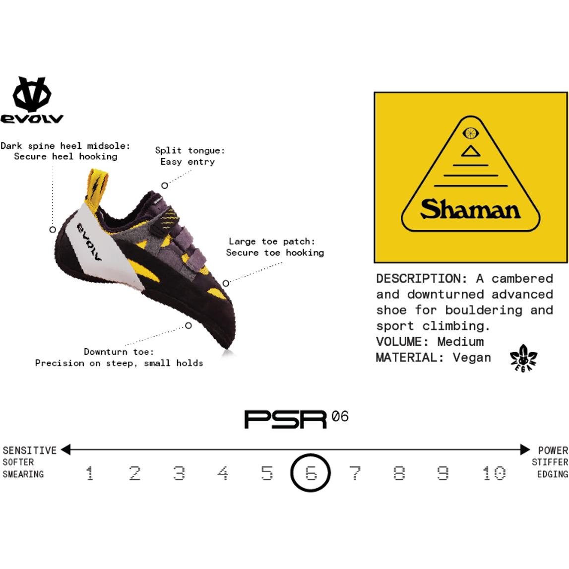 Thumbnail - Evolv, Herren, Kletterschuhe, Shaman (48), Weiss