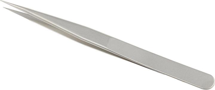 Immagine prodotto RS PRO Pinzetta in acciaio inossidabile resistente all'acido, punta extra fine, a punta, 135 mm