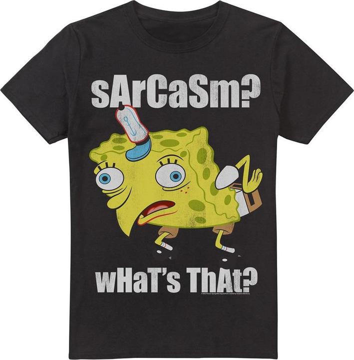 Produktbild Spongebob Squarepants Sarcasm Meme TShirt (3XL)