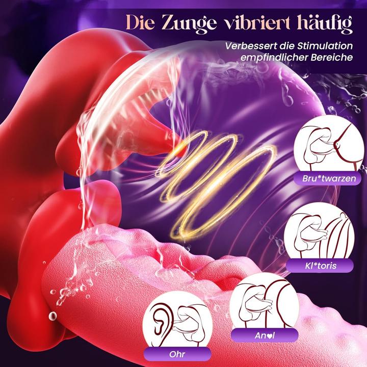 Produktbild Gobeken Vibrator mit Klitorisstimulation, 7 Modi