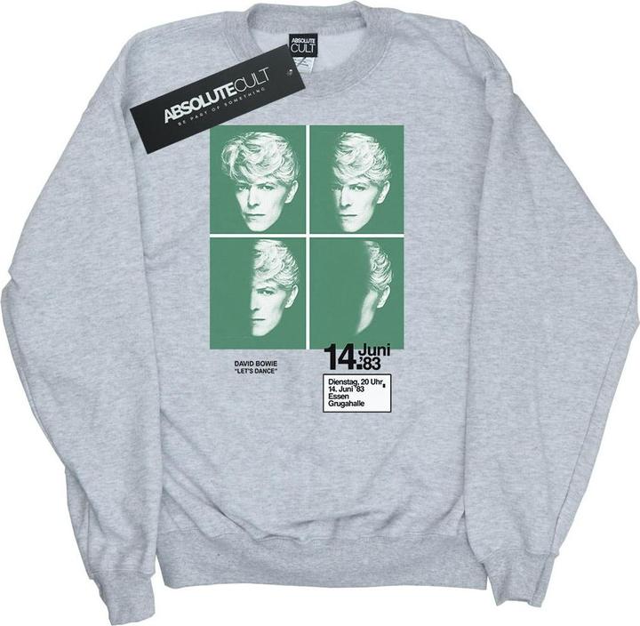 Immagine prodotto David Bowie 1983 Concert Poster Felpa Uomo (3XL)