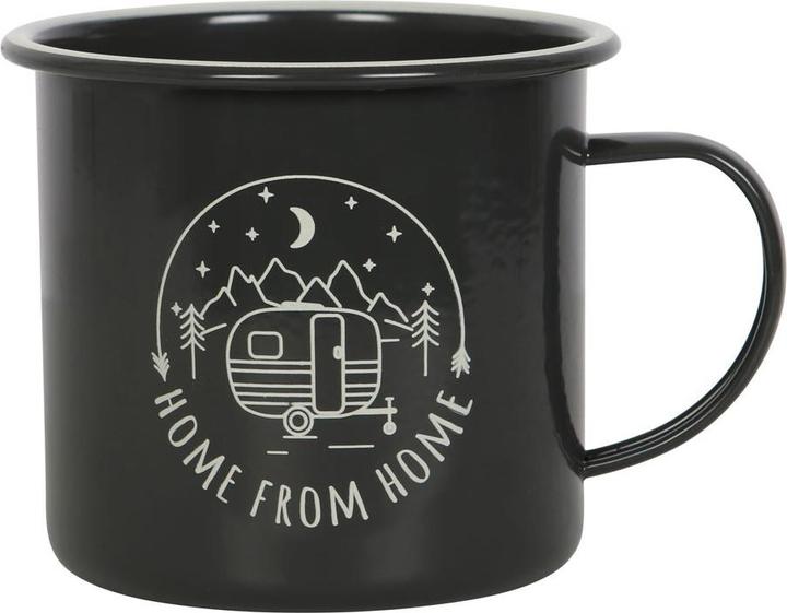 Actual product image Something Different Crystals And Coffee Enamel Camp Mug (1x)