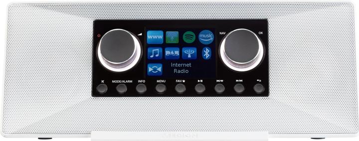 Produktbild Medion MD 89289 Stereo Internetradio weiss (FM, AM, MW, DAB+, Internetradio, WLAN, Bluetooth)