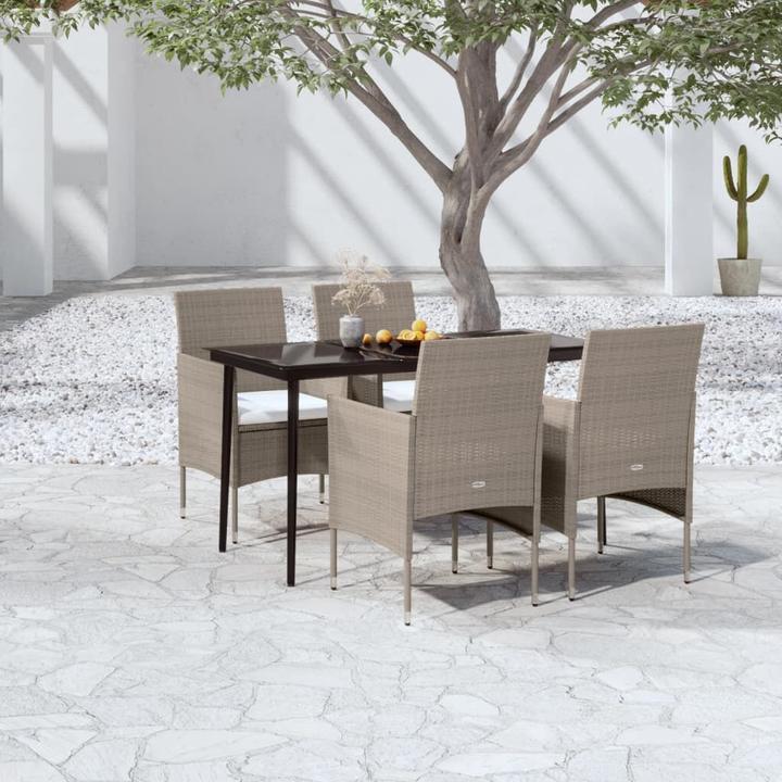 Produktbild vidaXL Garten Essgruppe (140 x 70 x 74 cm)