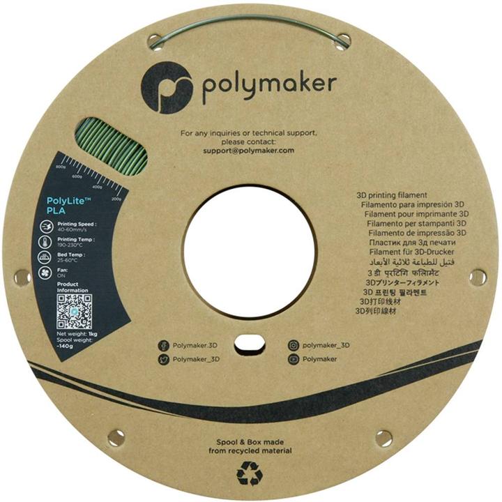 Actual product image Polymaker PolyLite PLA Starlight (PLA, 1.75 mm, 1000 g, Multicoloured)
