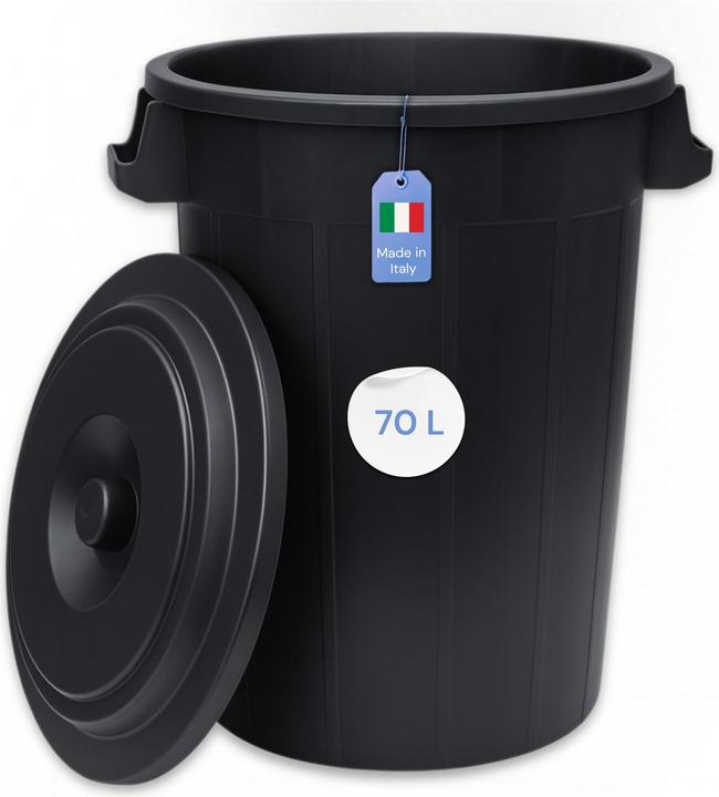 Produktbild YourCasa Mülltonne mit Deckel (70 l)