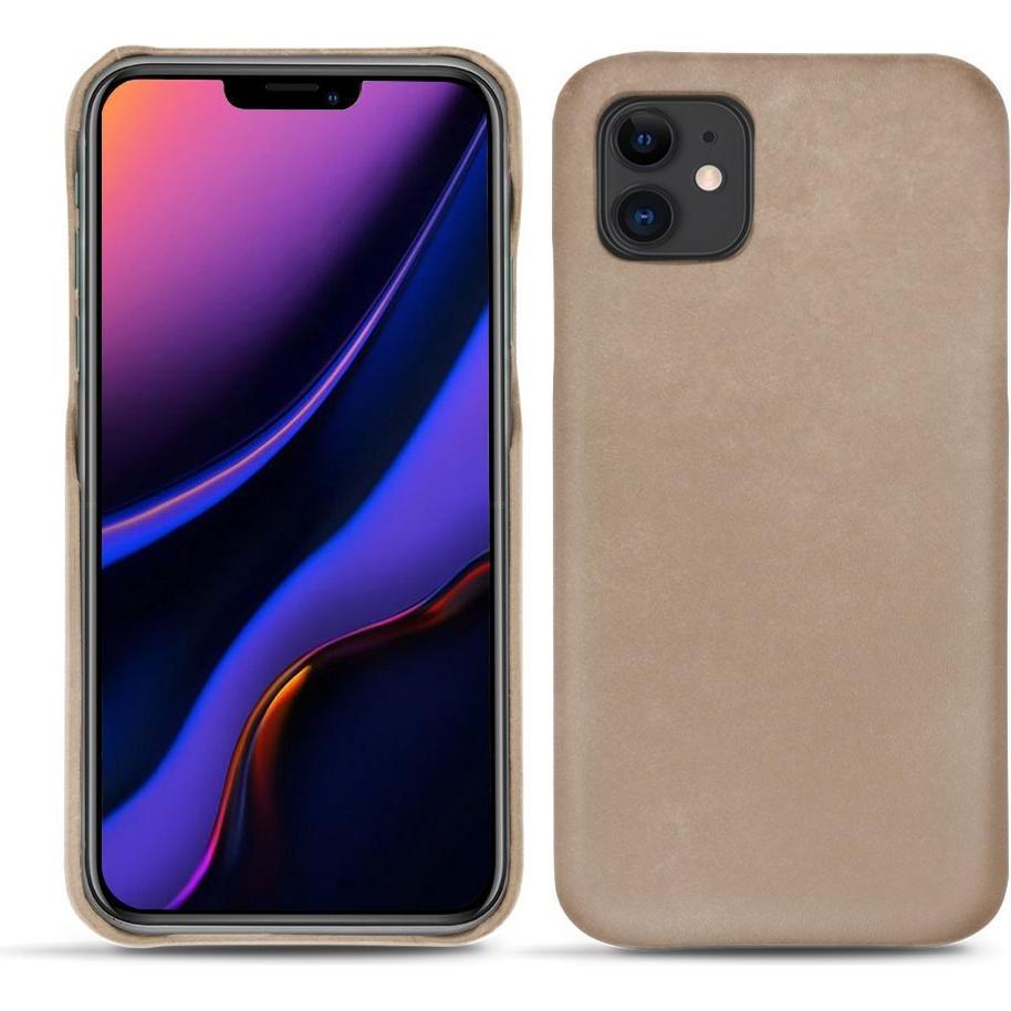 Noreve Lederschutzhülle (Apple iPhone 11), Smartphone Hülle, Beige