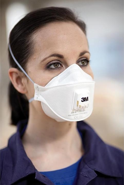 Productafbeelding 3M Aura 9332+BV, FFP3NR D 7000089312 Fijnstofmasker met ventiel FFP3 D 1 st. DIN (FFP3, 1 x)