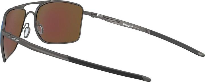Actual product image Oakley Gauge 8 Matte GunmetalPrizm Sapphr Iridium Polarised