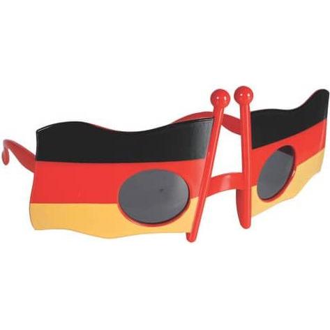 Out of the blue, Fahne, Brille Deutschlandflagge