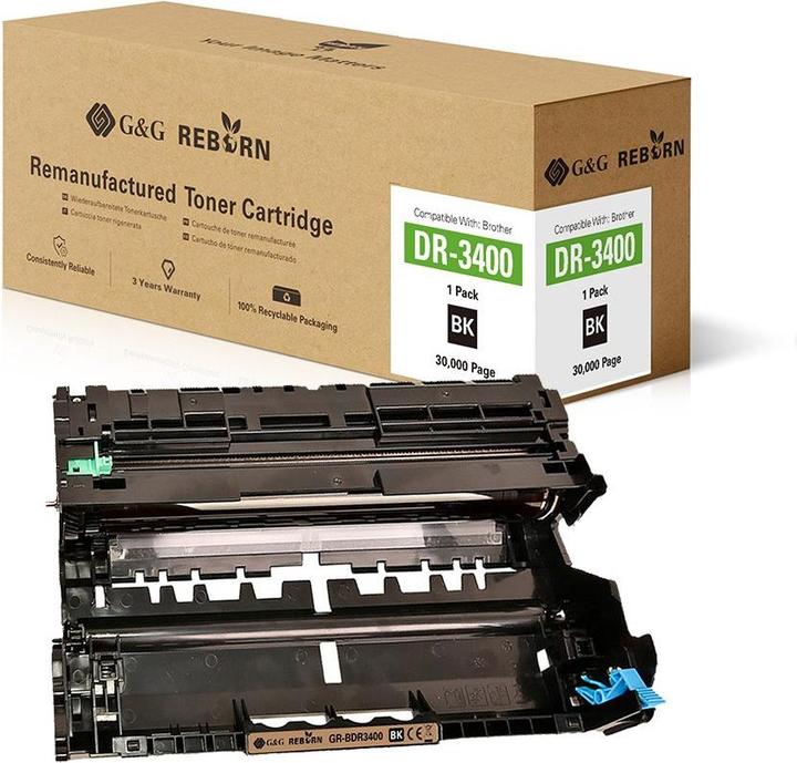 Actual product image G&G Drum replaces Brother DR-3400 Compatible Black 30000 pages Reborn rema (FC)