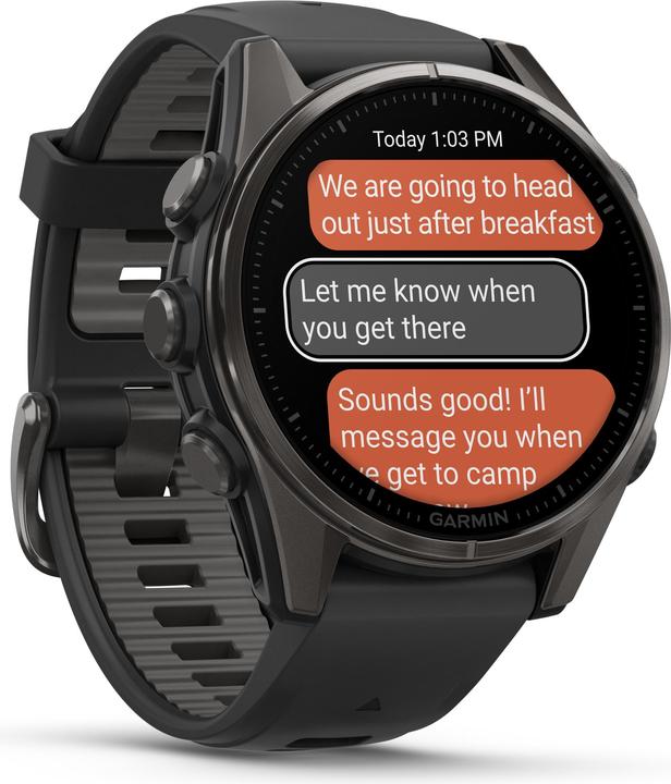 Produktbild Garmin Fenix 8 AMOLED Sapphire Titan (43 mm)