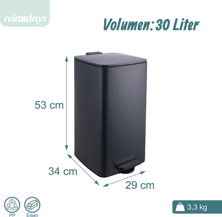 Produktbild Relaxdays Mülleimer (14 l)