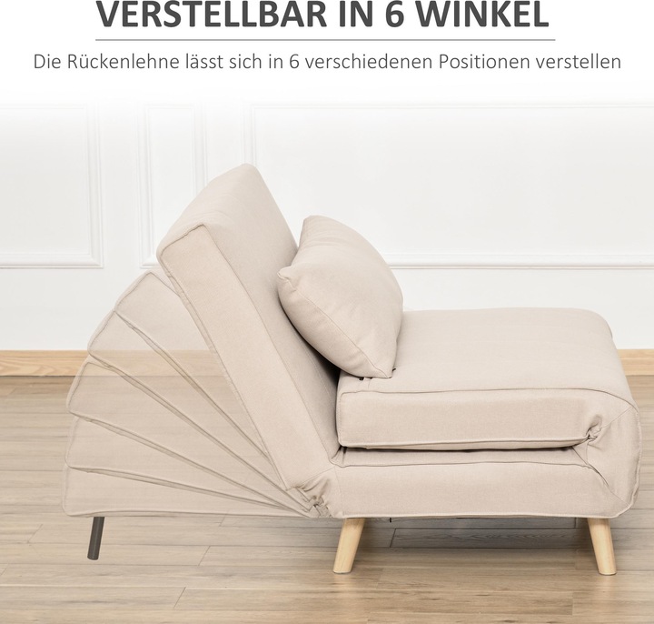 Produktbild Homcom Schlafsofa Sofabett (Bettsofa)