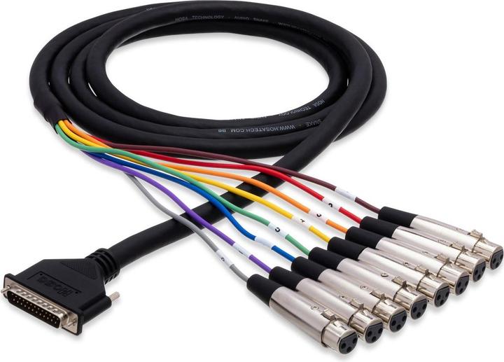Image du produit Hosa DTF-807 Câble multiconducteur 8x DB25 XLR-F 7m (7 m, Multicore)