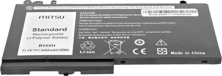 Image du produit Mitsu BATTERY BC/DE-E5550-11.1 (DELL 3400 MAH 38 W - Batterie