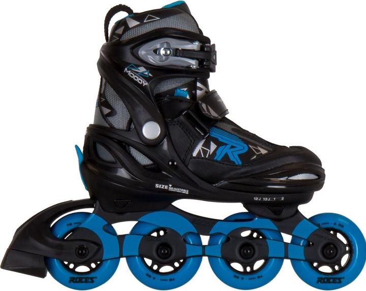 Produktbild Roces Rollschuhe Moody Boy Tif 400855 01, schwarz-blau - 30-35 (30, 31, 32, 33, 34, 35)