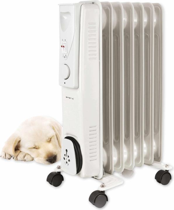 Actual product image Emerio Oil radiator 7 fins monobloc. Thermostat (1500 W)