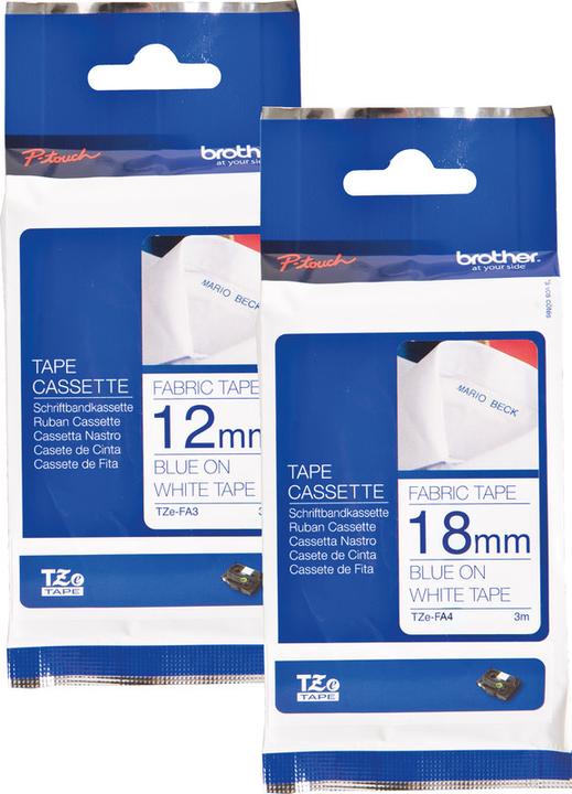 Produktbild Brother TZeFA4 (1.80 cm, Blau)