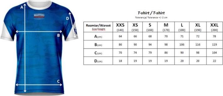 Actual product image Masters Training T-Shirt (WAKO APPROVED)