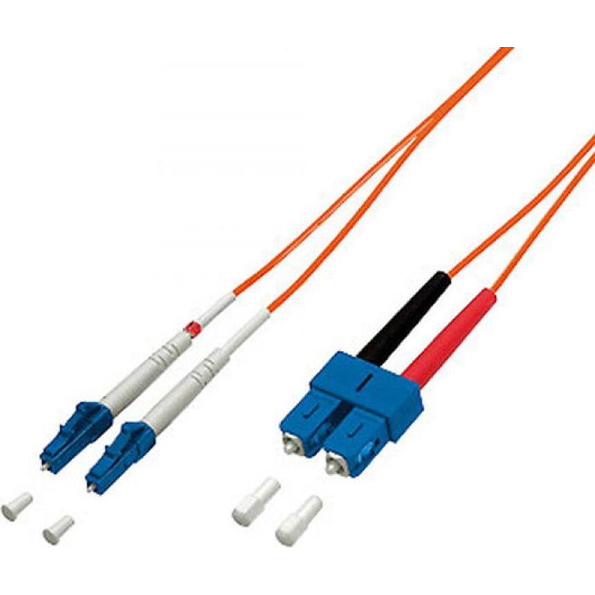 Thumbnail - equip LWL Patchkabel LC->SC Multimode Duplex OM1 or (2 m), Netzwerkkabel