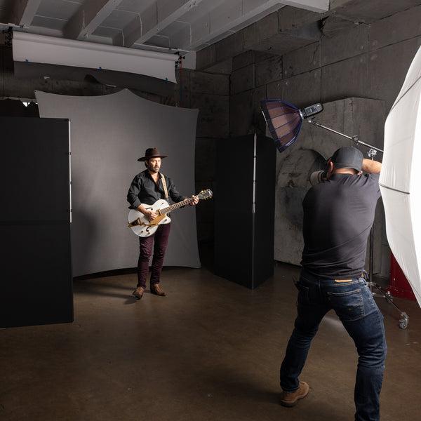 Produktbild Westcott X Drop Pro Kreukbestendige Achtergrond Neutraal Grijs (8' x 8') (240 cm, 240 cm)