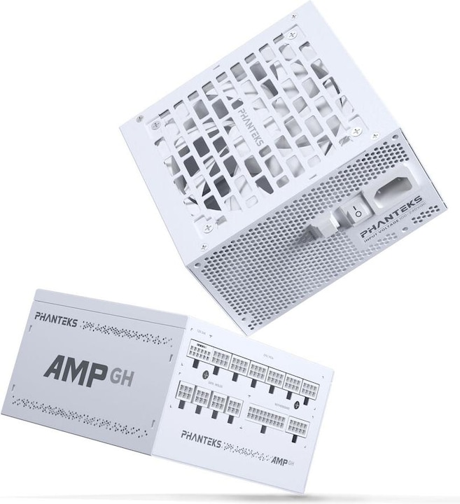 Produktbild Phanteks AMP GH 1200W 80 PLUS Platinum Netzteil, PCIe 5.1, ATX 3.1 - 1.200 Watt, weiss (1.20 W)