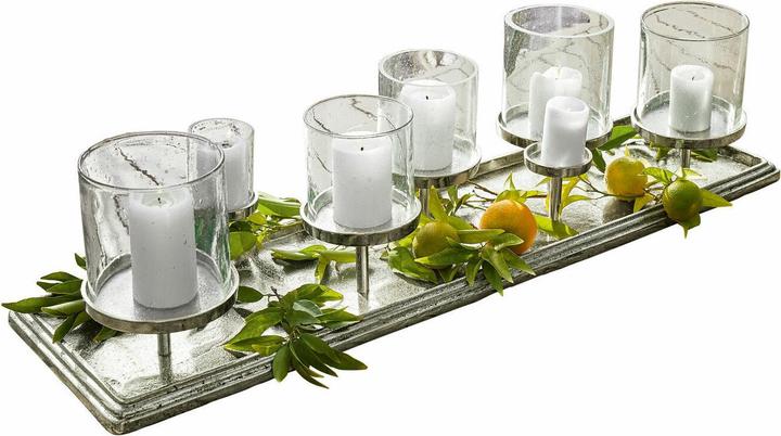 Produktbild Loberon Kerzentablett Devonne silber