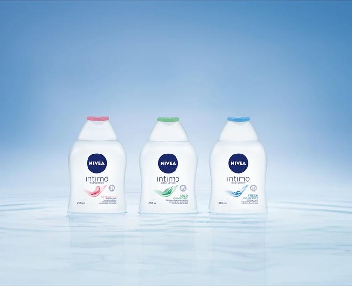 Actual product image NIVEA Emulsion for intimate hygiene Sensitive e (Wash Lotion) 250 ml (Intimate washing lotion, 250 ml)
