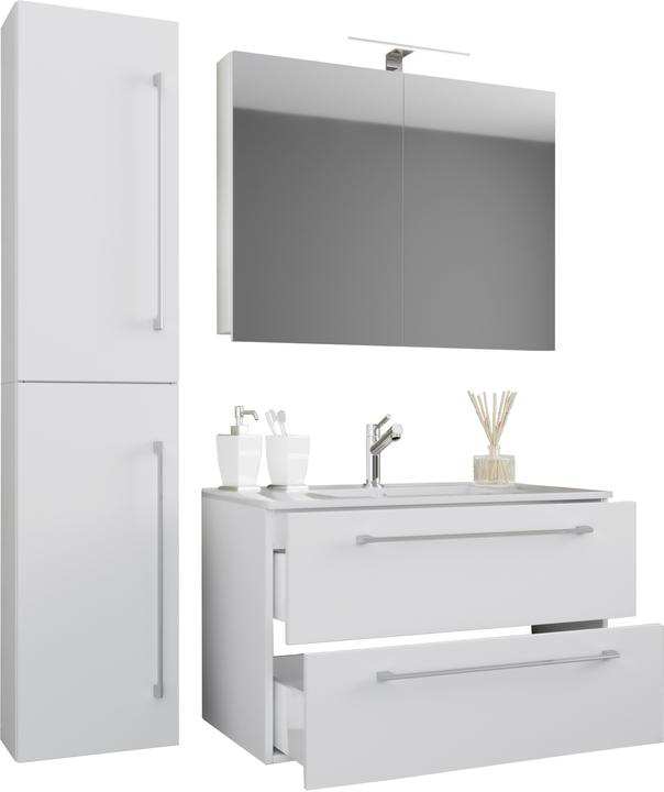 VCM 4-piece washbasin Washbasin Badinos 2 drawers