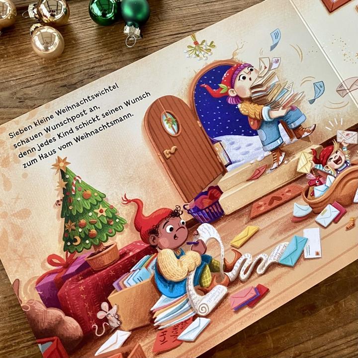 Image du produit Sept petits lutins de Noël (Allemand, Inca Vigh, Susanne Lütje, 2024)