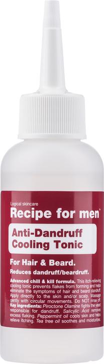 Produktbild Recipe for men Kühlendes Anti-Schuppen-Tonikum (Haar + Bart) (100 ml)