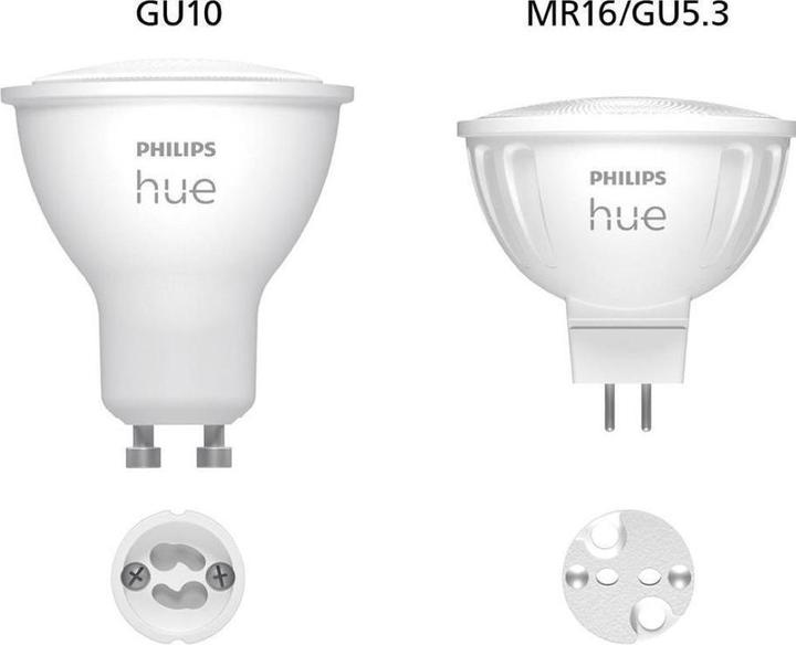 Produktbild Philips Hue White & Colour Ambiance (GU5.3, 6.30 W, 400 lm, 1 x, G)