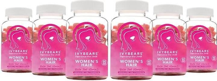 Produktbild IVYBears Haarvitamine für Frauen 6er Pack (6 Stück, Gummies, 900 g)