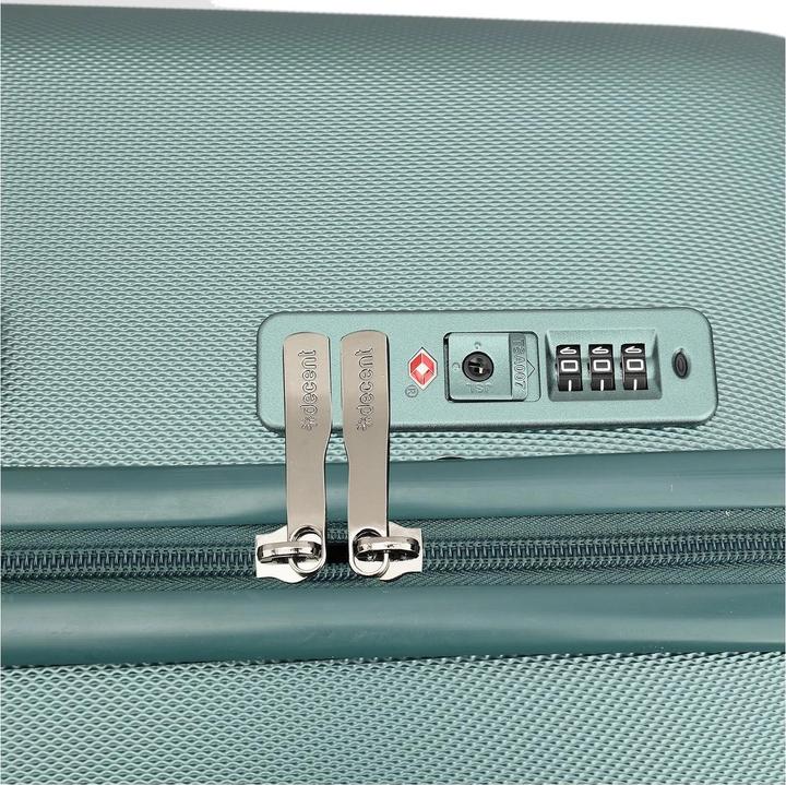 Actual product image Decent Paradiso large suitcase - 76 cm -95 liters - TSA slot olive green (95 l)