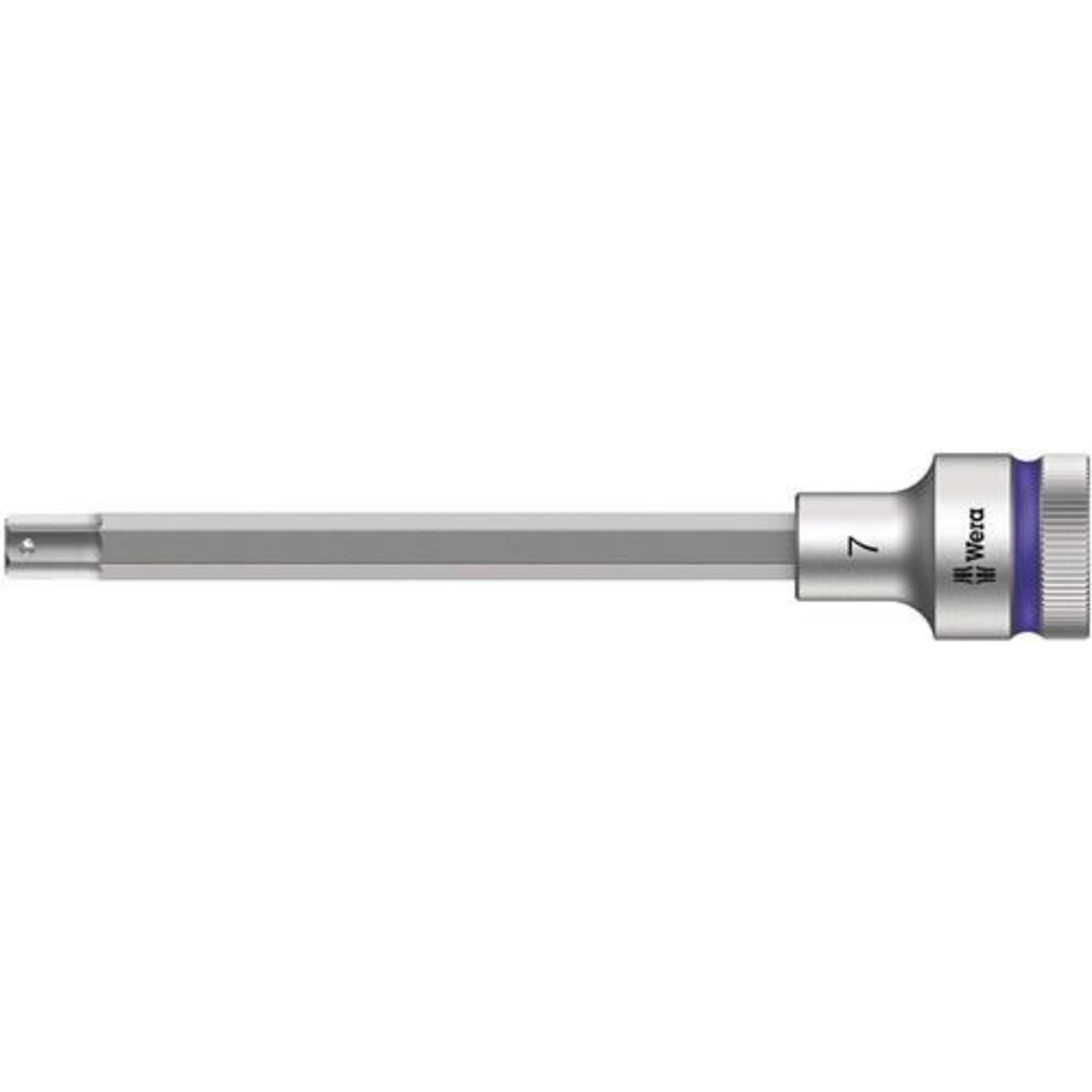 Wera, Steckschlüssel + Stecknuss, 8740 C HF Hex-Plus 7,0 x 140 mm (7 mm)
