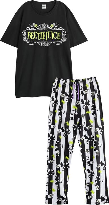 Produktbild Beetlejuice Schlafanzug mit langer Hose kurzärmlig (XL)
