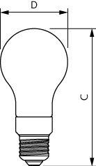 Image du produit Philips Lampe à LED A60 (E27, 840 lm, 1x)