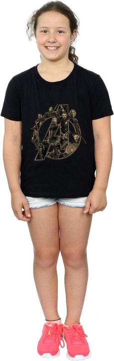 Image du produit - T-shirt AVENGERS INFINITY WAR LOGO - Fille (140, 146)